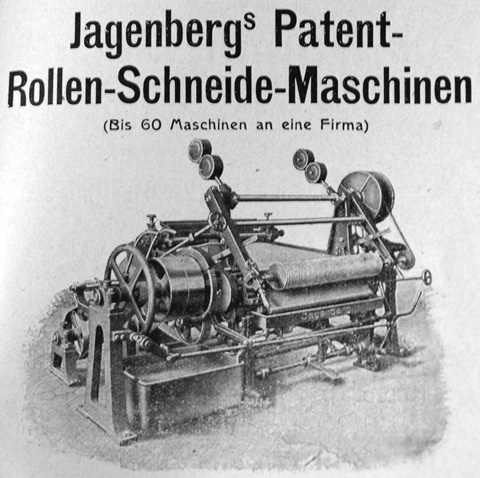 Cutter for fine Strips of Paper for the Paper Yarn Production
