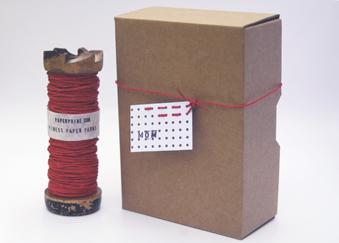 Made by PaperPhine: Mother's Day Card with Red Paper Twine Heart Made by PaperPhine: Mother's Day Card with Red Paper Twine Heart