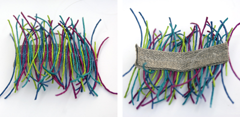 PaperPhine Tutorial: A DIY Barrette made of Paper Twine