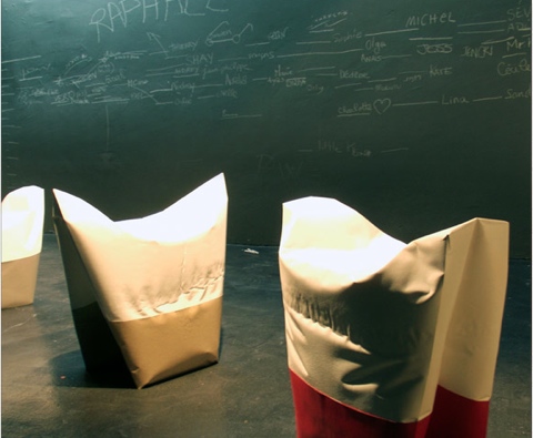 Tailored Stool by Yael Mer & Shay Alkalay Tailored Stool by Yael Mer & Shay Alkalay