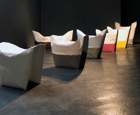 Tailored Stool by Yael Mer & Shay Alkalay Tailored Stool by Yael Mer & Shay Alkalay