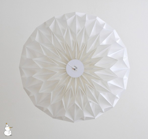 Signature Lampshade made of folded paper by Studio Snowpuppe Signature Lampshade made of folded paper by Studio Snowpuppe