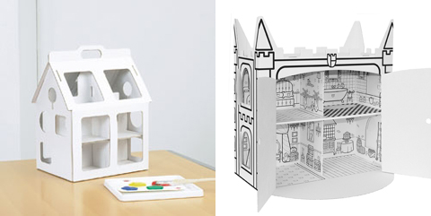 Dollhouse made of Cardboard Dollhouse made of Cardboard