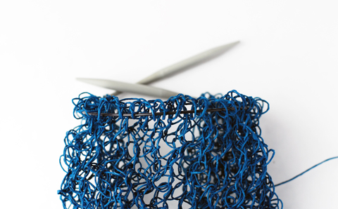 Made by PaperPhine: Knitted Paper Twine Bag
