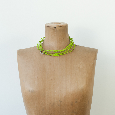 Made by PaperPhine: KNOT necklace made of Paper Twine