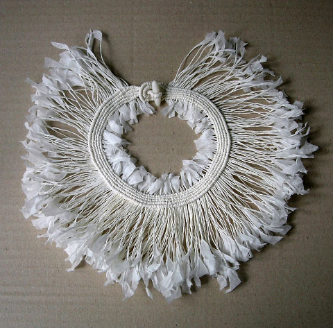 Florence Jaquet Necklace: Majesté 2011 Paper, tagua nut 38 x 38 cm