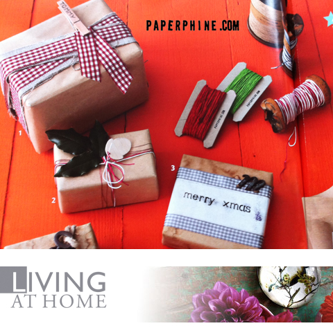 PaperPhine in the Living at Home Magazine