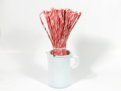 PaperPhine: Red White Striped Paper Cord PaperPhine: Red White Striped Paper Cord