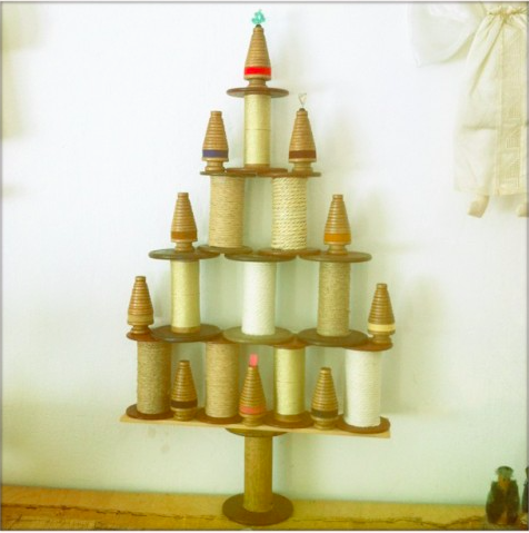 PaperPhine: Vintage Bobbin Christmas Tree