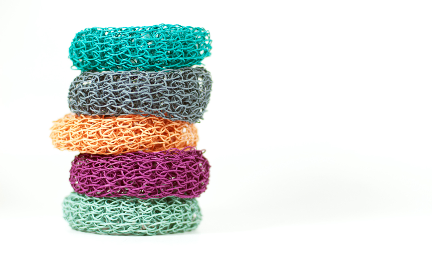 DIY Kit: Knit Bangle / Tutorial & Loom by PaperPhine