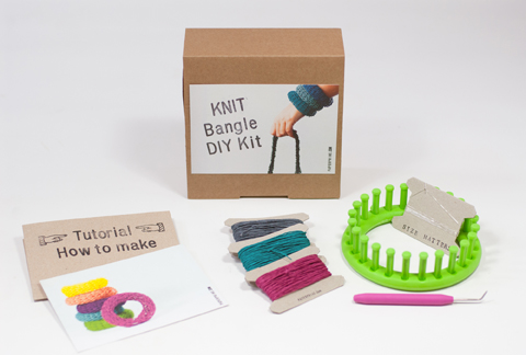 PaperPhine DIY Knit Bangle Kit with Paper Twines PaperPhine DIY Knit Bangle Kit with Paper Twines