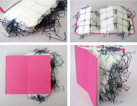 PaperPhine: A Handmade Book incorporating Shifu paper Yarn