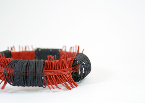 PaperPhine: Paper Twine Bangle / Paper Jewelry  - Paper Yarn