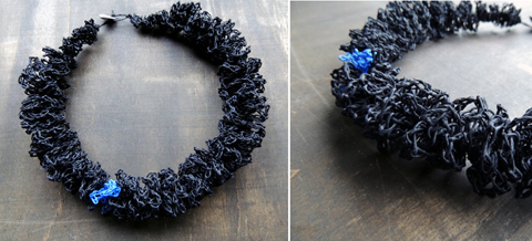 PaperPhine: zsazsazsu paper jewelry - crochet jewelry 