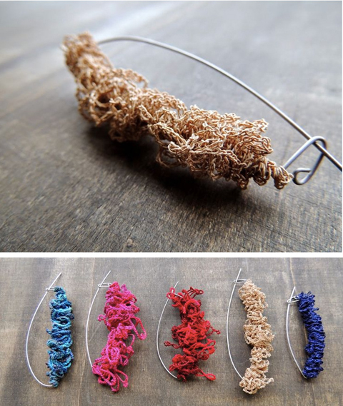 PaperPhine: zsazsazsu paper jewelry - crochet jewelry 