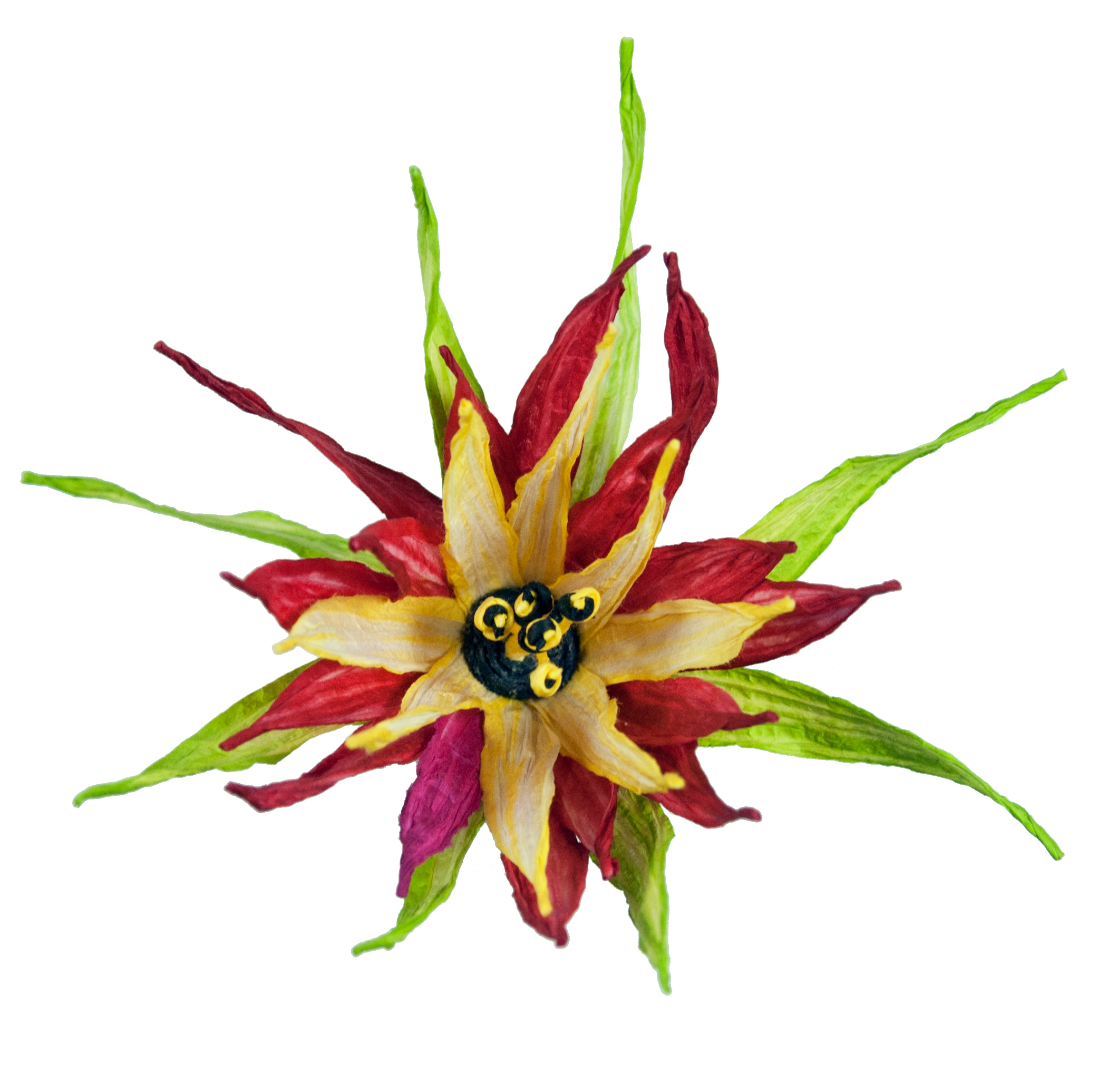 PaperPhine: PaperFlower - Paper Flower - Flower made of Paper Yarn
