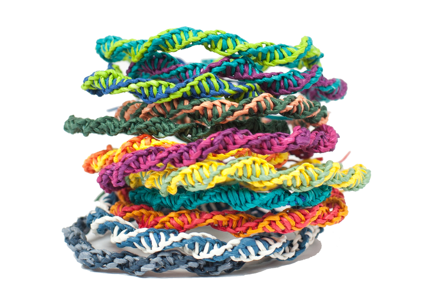 PaperPhine: Paperyarn DIY Kit - Friendship Bracelets - Macrame - DIY, Craft, Paper Jewelry