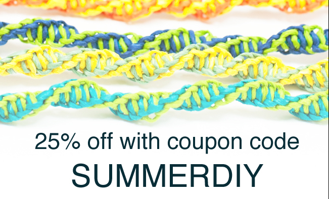 SUMMER DIY PaperPhine Paperyarn DIY Kit Friendship Bracelets 1500x1000