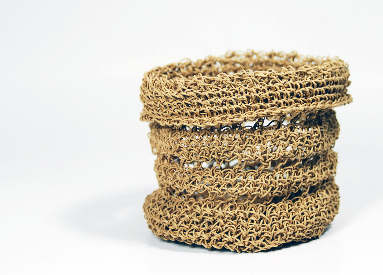 PaperPhine - Basket - Crochet - Papertwine Paperyarn - 01