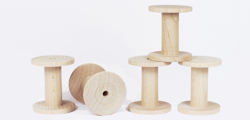 PaperPhine: Wooden Bobbins - Spools