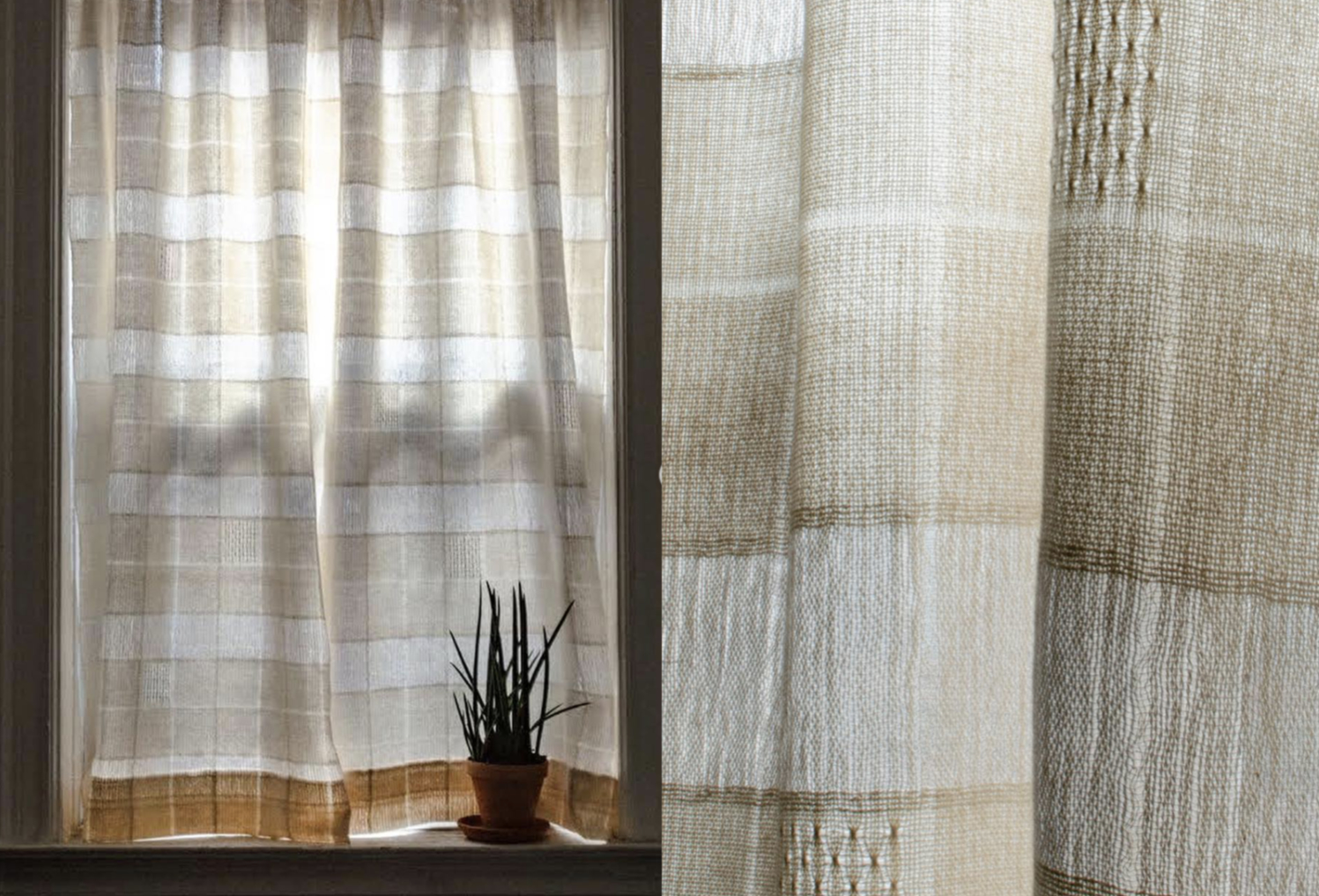 PaperPhine - Erin Supinski - Weaving Brook Bouquet Curtains