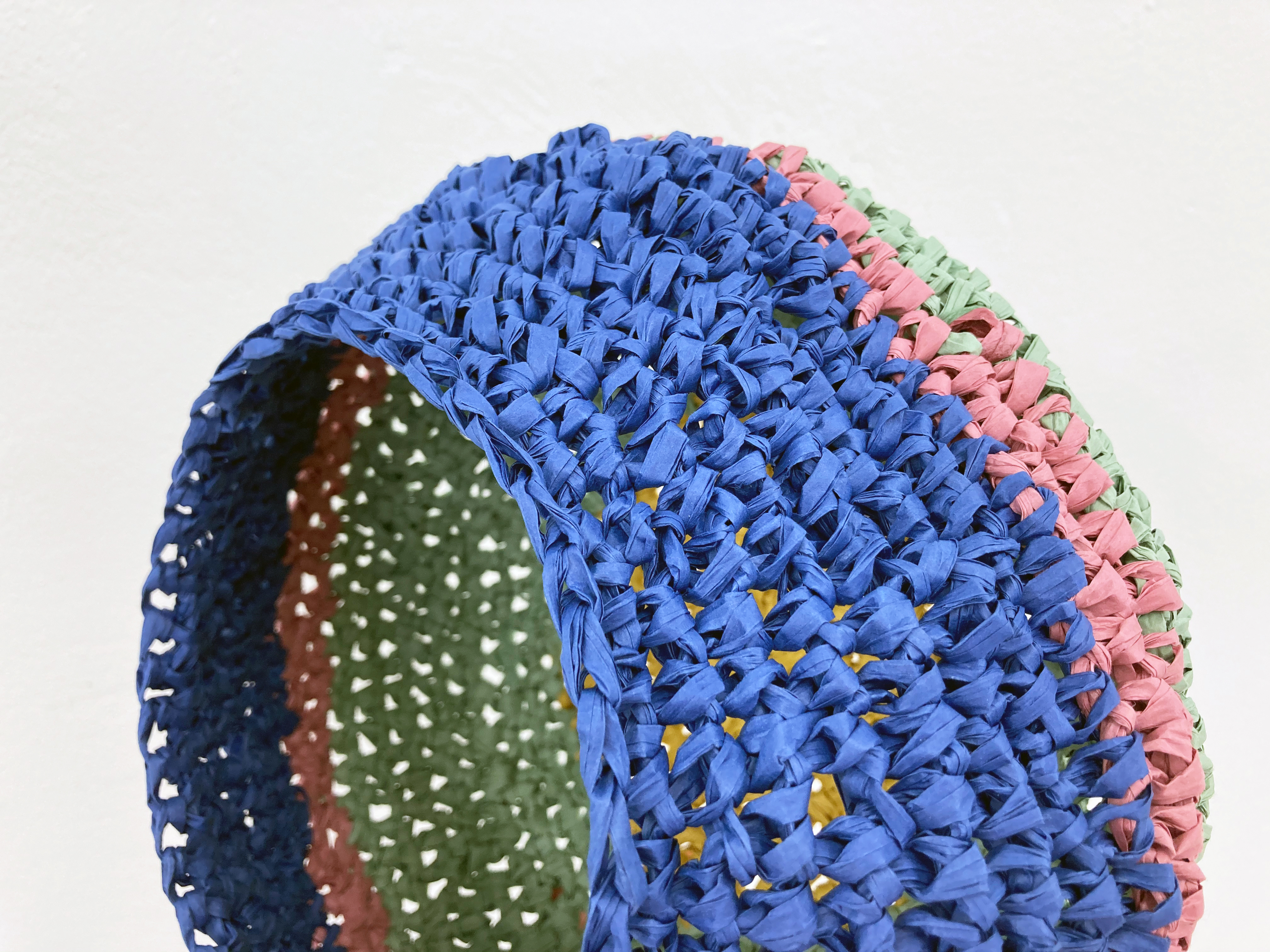 PaperPhine: Paper Raffia Crochet Basket - Tutorial
